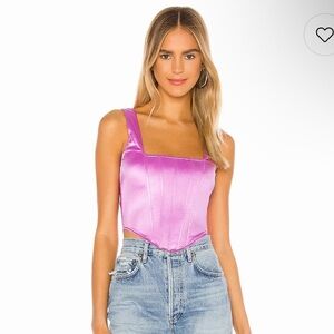 Revolve NWT Superdown catey corset in purple